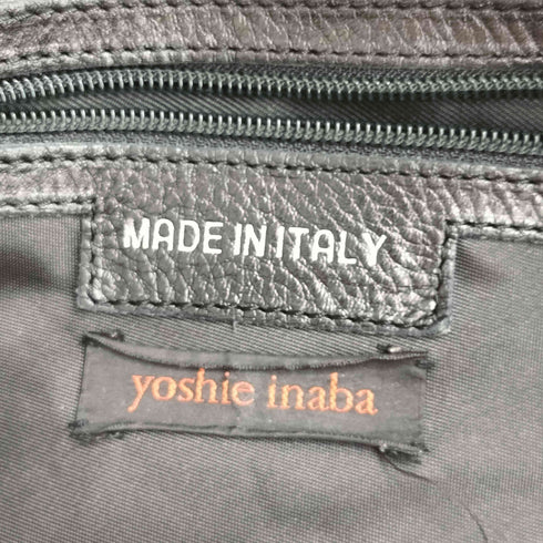 ヨシエイナバ YOSHIE INABA イタリア製 レザーハンドバッグ レディース