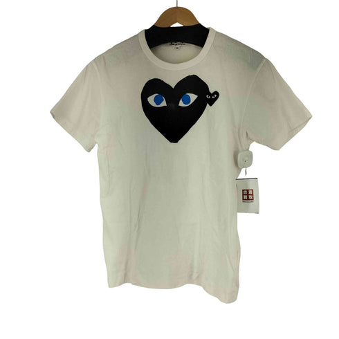 プレイコムデギャルソン PLAY COMME des GARCONS AD2016 フロントプリント S/S Tシャツ レディース JPN:M