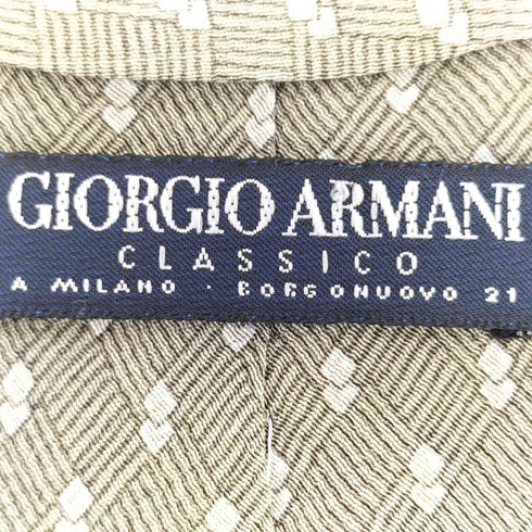 ジョルジオアルマーニ Giorgio Armani シルク ネクタイ メンズ ONE SIZE