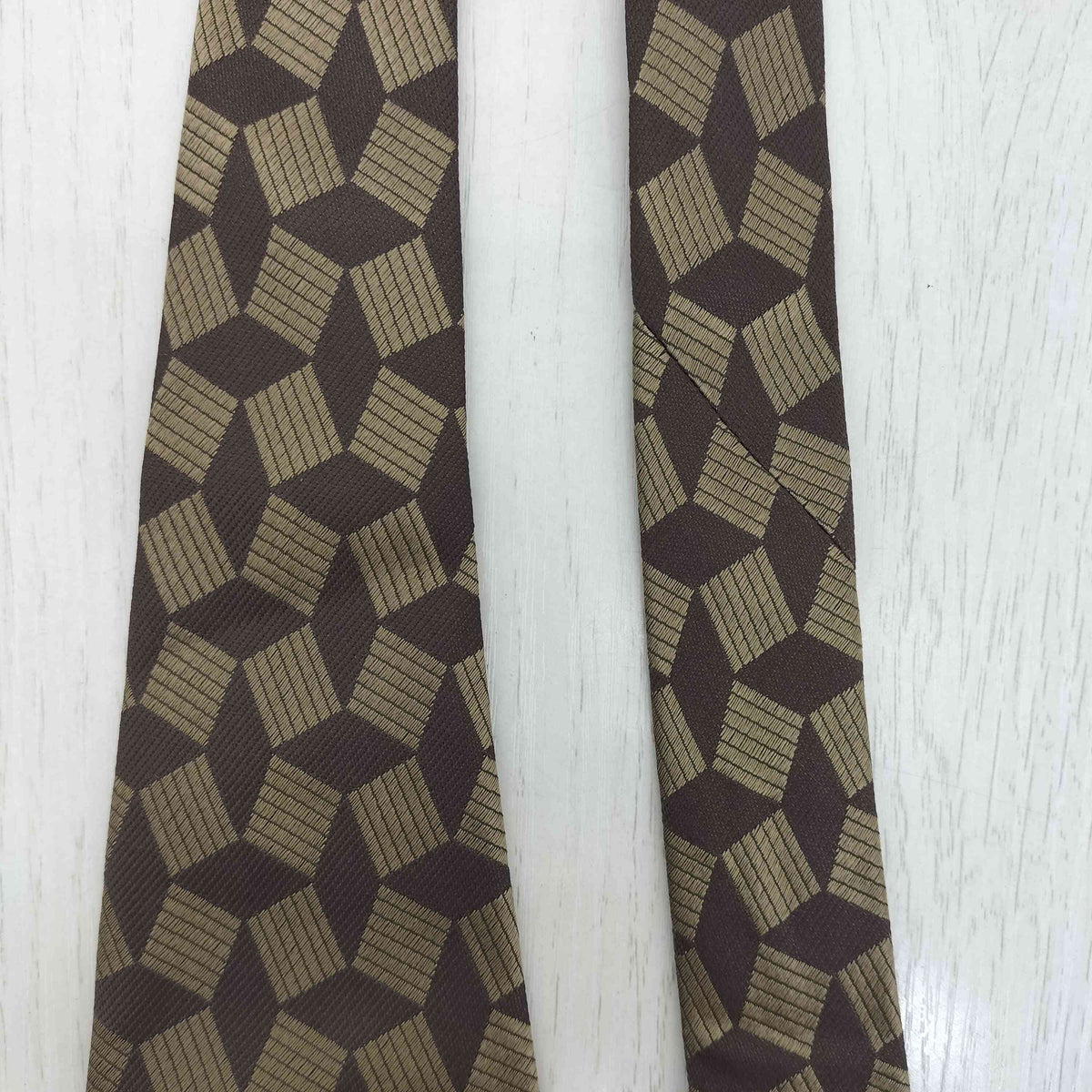 【入手困難✨】アルマーニコレッツォーニ 最高級 シルク ダブル ヴィンテージ M アルマーニコレツィオーニ ARMANI COLLEZIONI シルク ネクタイ