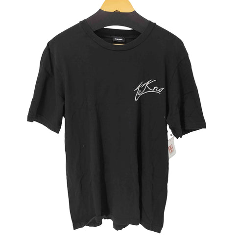 ディーゼル DIESEL S/S 両面刺繍クルーネック刺繍Tシャツ メンズ import:L