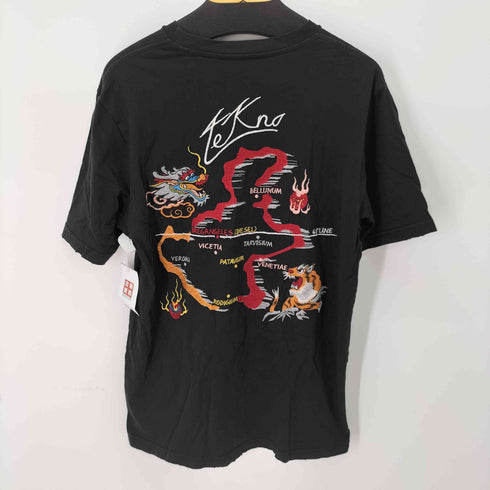 ディーゼル DIESEL S/S 両面刺繍クルーネック刺繍Tシャツ メンズ import:L
