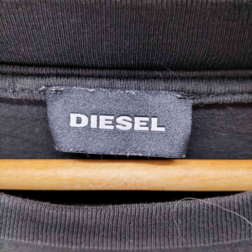 ディーゼル DIESEL S/S 両面刺繍クルーネック刺繍Tシャツ メンズ import:L