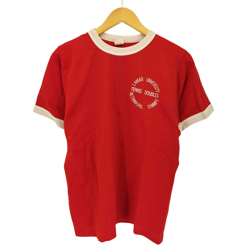 ラッセルアスレチック RUSSELL ATHLETIC 70S MADE IN USA クルーネックリンガーS/S Tシャツ メンズ import:M