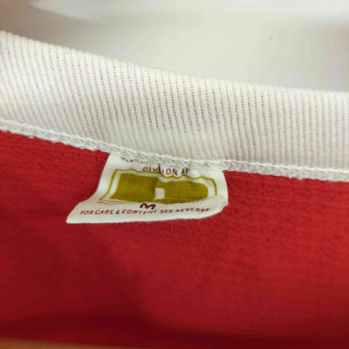 ラッセルアスレチック RUSSELL ATHLETIC 70S MADE IN USA クルーネックリンガーS/S Tシャツ メンズ import:M