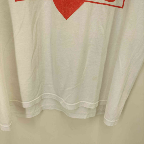 90S 企業ロゴ プリント クルーネック Tシャツ メンズ