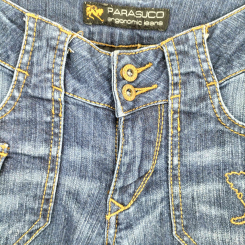 PARASUCO Y2K ブーツカット フレアデニム レディース 24