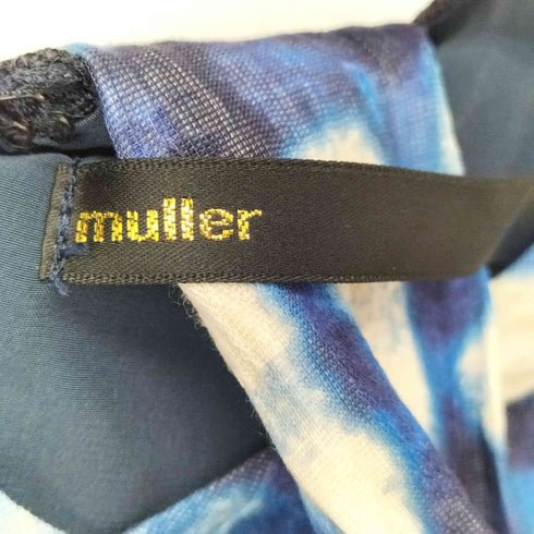 ミュラーオブヨシオクボ muller of yoshiokubo チェック切替ロンパース オールインワン レディース 38