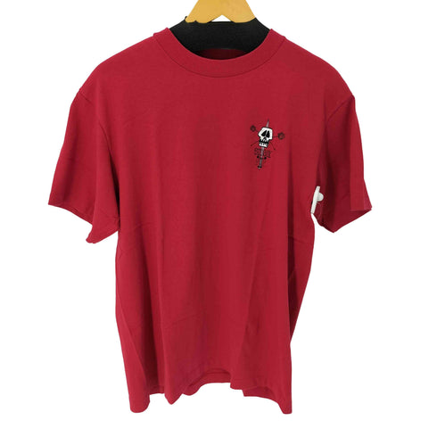 ステューシー Stussy 90S 1992 MADE IN USA 黒タグ R無し フロント刺繍 S/S Tシャツ メンズ JPN:L