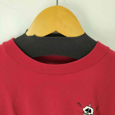 ステューシー Stussy 90S 1992 MADE IN USA 黒タグ R無し フロント刺繍 S/S Tシャツ メンズ JPN:L