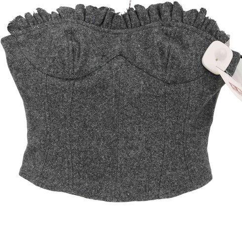 JOSE MOON TWEED BUSTIER チューブトップ ベアトップ ウール混 レディース JPN:36