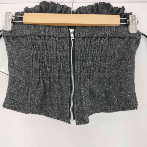 JOSE MOON TWEED BUSTIER チューブトップ ベアトップ ウール混 レディース JPN:36