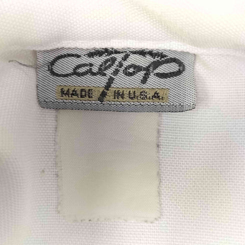 キャルトップ CALTOP USA製 オーバーサイズシャツ 半袖 無地 メンズ