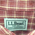 エルエルビーン L.L.Bean カットオフ タータンチェック ボタンダウン S/S シャツ メンズ S-REG