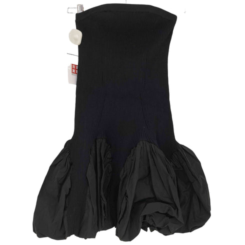SORIA Rib Deformed Hem Bare Dress ベアトップ レディース JPN:38