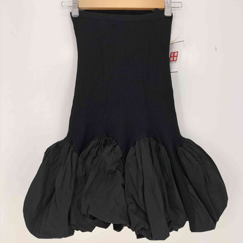 SORIA Rib Deformed Hem Bare Dress ベアトップ レディース JPN:38