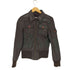 ザラ ZARA CUERO LEATHER ジップアップレザージャケット レディース import:M