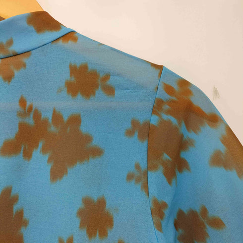 メゾンスペシャル MAISON SPECIAL Flower High Neck Sheer Top レディース