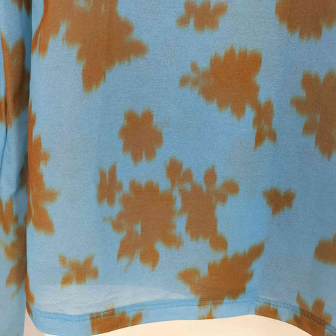 メゾンスペシャル MAISON SPECIAL Flower High Neck Sheer Top レディース