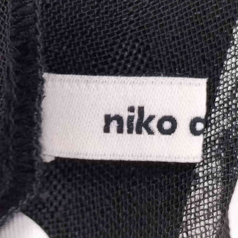 ニコアンド niko and... 3Dシアーブラウス レディース