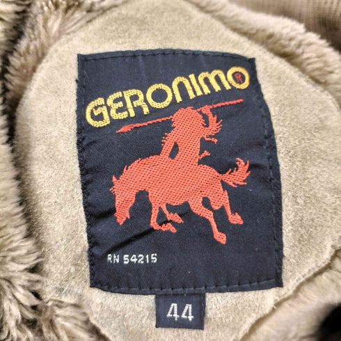 70~80s GERONIMO 韓国製 スウェードレザーブルゾン メンズ 44