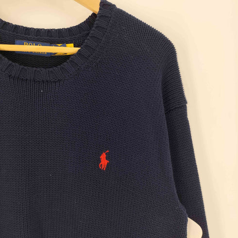 ポロラルフローレン POLO RALPH LAUREN Big Fit Cotton Crewneck Sweater ビッグ フィット コットン クルーネック セーター メンズ import:S