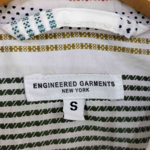 エンジニアードガーメンツ Engineered Garments USA製 総柄コットンシャツ メンズ import:S