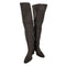 ザラ ZARA Leather Heeled Over-the-knee Boots ニーハイ ブーツ レディース 26