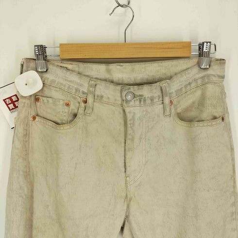 リーバイス Levis PREMIUM プレミアム 502 ライトグレーウォッシュ加工 ジップフライ テーパード デニム パンツ メンズ W30 L32
