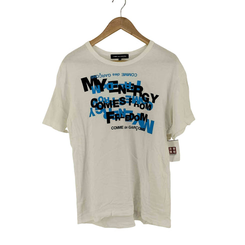 コムデギャルソン COMME des GARCONS フロントプリントクルーネックTシャツ メンズ import:S