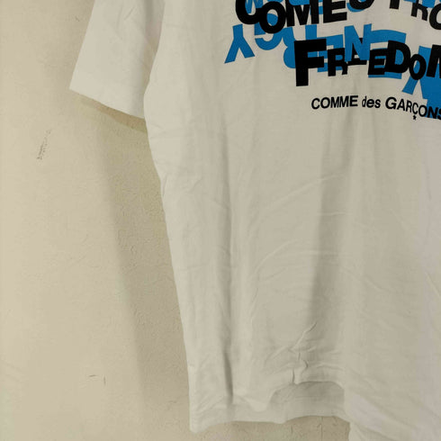 コムデギャルソン COMME des GARCONS フロントプリントクルーネックTシャツ メンズ import:S