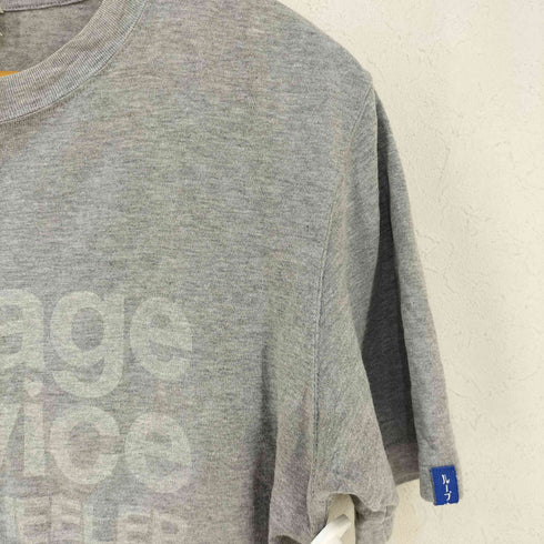 ループウィラー LOOPWHEELER ロゴプリントTシャツ メンズ MEDIUM