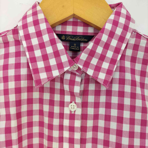 ブルックスブラザーズ BROOKS BROTHERS ギンガムチェック ノースリーブシャツ レディース JPN:0