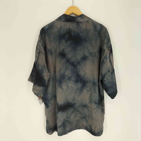 ウジョー Ujoh 25SS SLIT SLEEVE OPEN COLLAR SHIRT スリット スリーブ オープン カラーシャツ メンズ JPN:4