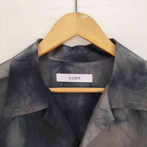 ウジョー Ujoh 25SS SLIT SLEEVE OPEN COLLAR SHIRT スリット スリーブ オープン カラーシャツ メンズ JPN:4