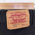 リーバイス Levis フィリピン製 606 ブラックデニムパンツ ボタン裏3073 メンズ 30/33