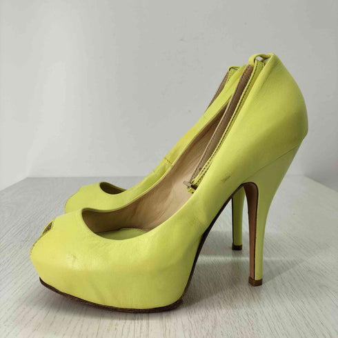 マックキューバイ アレキサンダーマックイーン McQ Alexander McQueen オープントゥヒールパンプス レディース 38