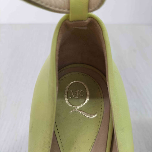 マックキューバイ アレキサンダーマックイーン McQ Alexander McQueen オープントゥヒールパンプス レディース 38
