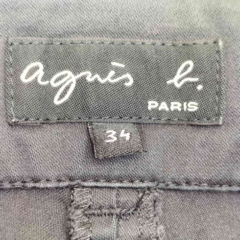 アニエスベー agnes b. ストレッチ クロップドパンツ レディース 34