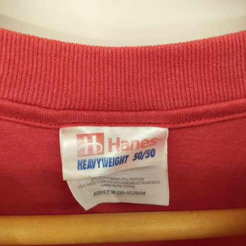 ヘインズ Hanes 00S フロントプリント クルーネック Tシャツ メンズ import:M