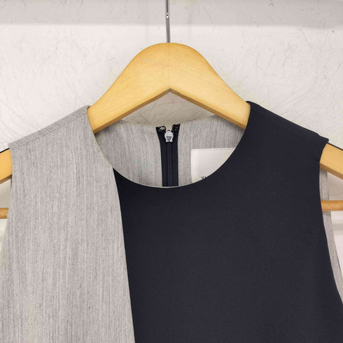 ヤストシエズミ YASUTOSHI EZUMI 切替アシンメトリーワンピース レディース JPN:S