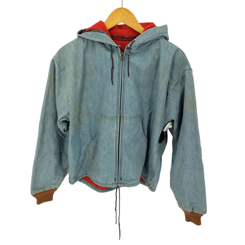 カーハート Carhartt 80S USA製 YKKジップ デニム アクティブジャケット メンズ import:M