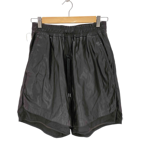 ミーンズワイル meanswhile シンセティックレザー バスケショーツ メンズ 1