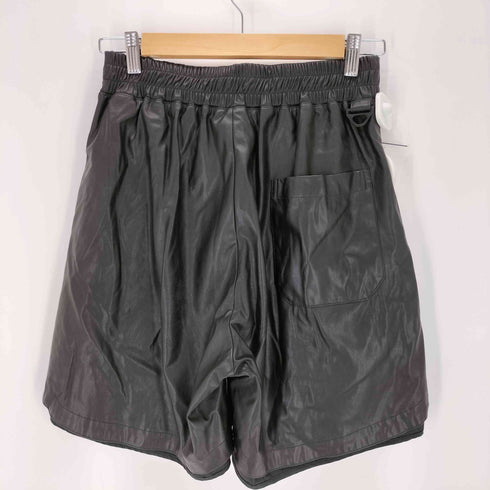 ミーンズワイル meanswhile シンセティックレザー バスケショーツ メンズ 1