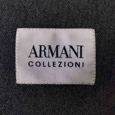 アルマーニコレツィオーニ ARMANI COLLEZIONI ラウンドヘム ネルシャツ メンズ