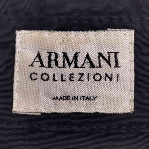 アルマーニコレツィオーニ ARMANI COLLEZIONI 比翼 スナップボタン ナイロン シャツジャケット メンズ