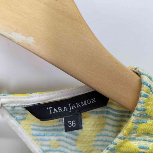 タラジャーモン TARA JARMON 総柄ノースリーブワンピース レディース 36