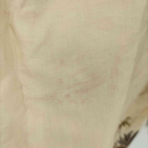 オープンカラー L/S アロハシャツ メンズ