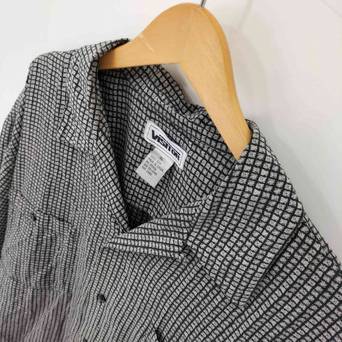 VISITOR 90S シルクオープンカラーチェックシャツ メンズ JPN:XL