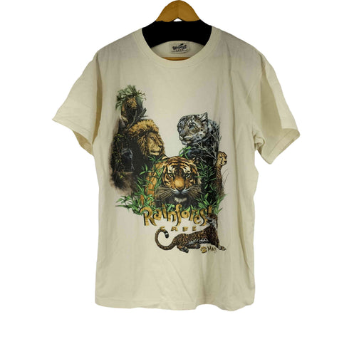 Rainforestcafe USA製 アニマルプリント S/S Tシャツ メンズ import:L